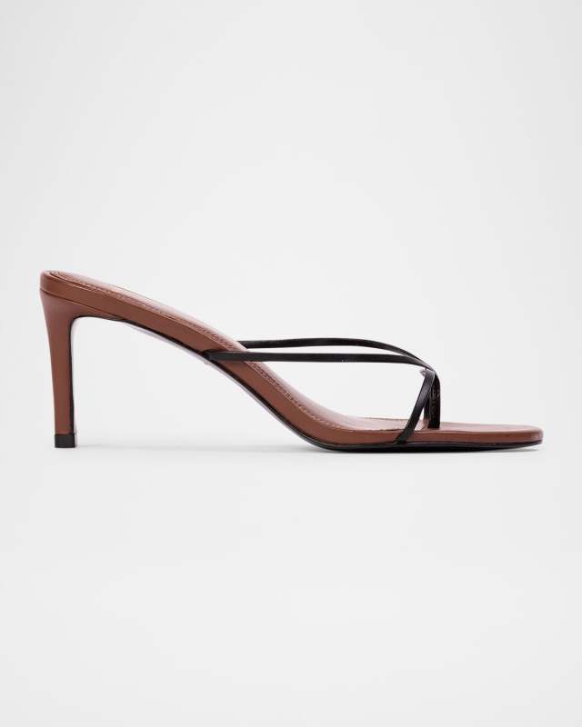Jade Leather Thong Slide Sandals